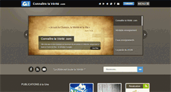 Desktop Screenshot of connaitre-la-verite.com