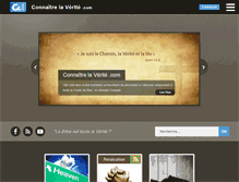 Tablet Screenshot of connaitre-la-verite.com